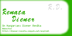 renata diener business card